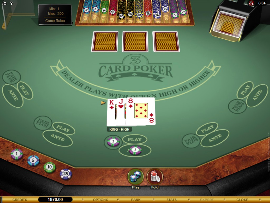 Casino 3 card poker rules
